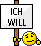 ich will! :will:
